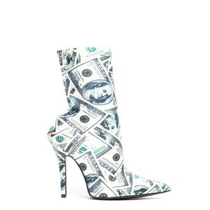 Benjamin Franklin print shoe